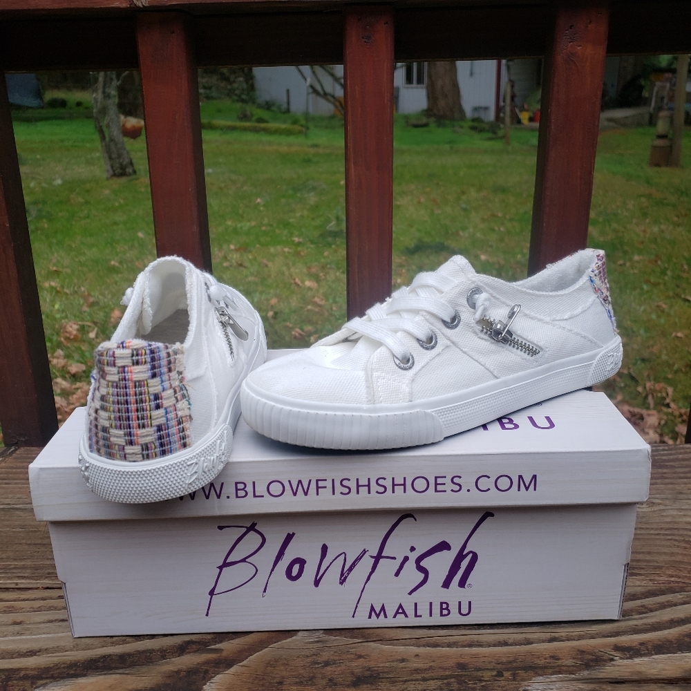 Blowfish Fruit Sneakers 'White Diego' Shoes - Women's Size 6.5M
